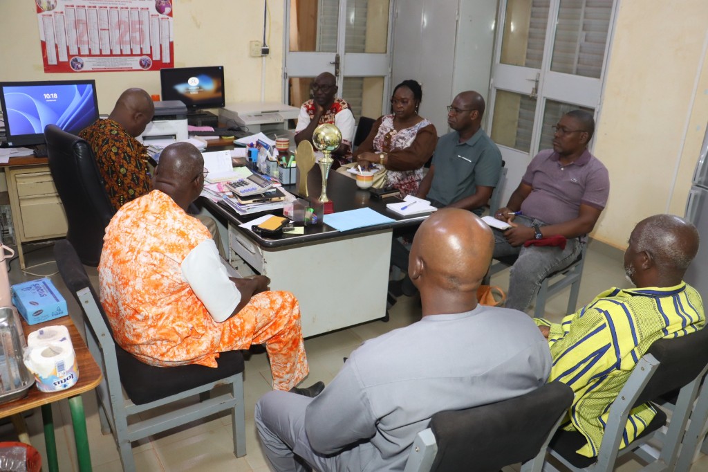 Équipe BUSCORD en réunion de travail — Ouagadougou, Burkina Faso